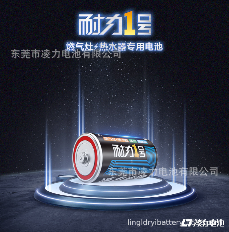1號高容量耐力王電池，熱水器專用，灶具專用，大號，R20P
